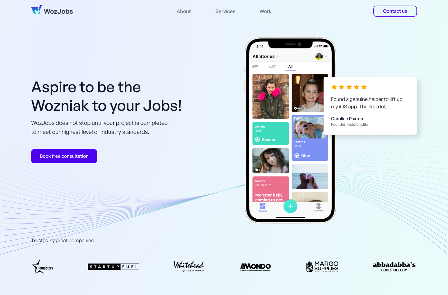 Wozjobs website image