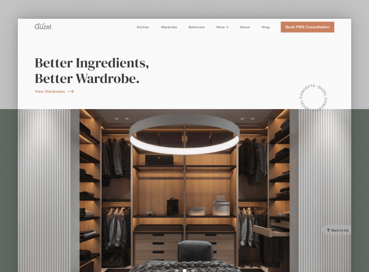 Guzel concepts website image