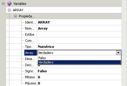 Manejo de arrays en V7