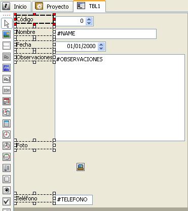 Selección múltiple en editores de formularios y de informes 1 Editor de formularios - Selección multiple - Velneo vDevelop V7