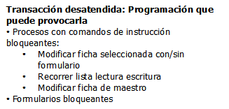 Mejoras en transacciones desatendidas 4 Mejoras en transacciones desatendidas 4