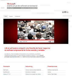 Agenda ponencias Life is soft 2011 1 Agenda ponencias Life is soft 2011 1