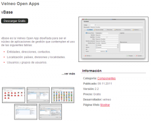 Velneo V7.8: Nueva ficha Open Apps 1 Velneo V7.8: Nueva ficha Open Apps 1
