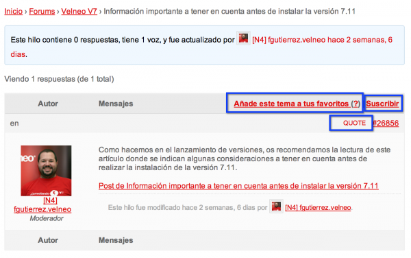 Mejoras y novedades implementadas en los foros 3 Mejoras y novedades implementadas en los foros 1