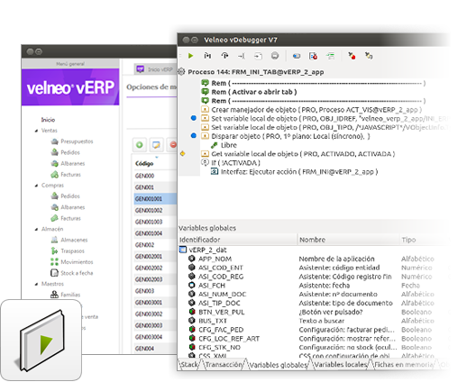 Disfruta desde ya mismo de la nueva versión 7.17 de Velneo, vamos A+ 1 vDebugger