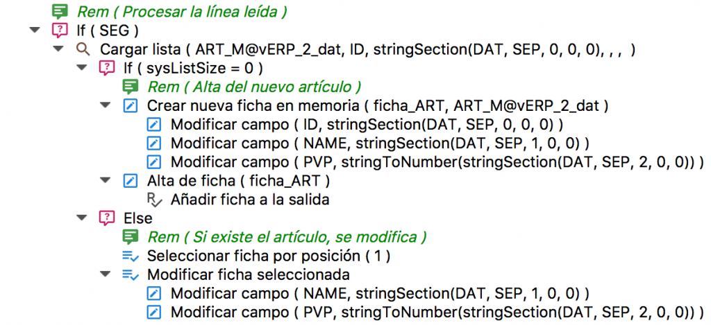 ¿Cómo comentar el código de una aplicación hecha en Velneo? 7 ¿Cómo comentar el código de una aplicación hecha en Velneo? 7