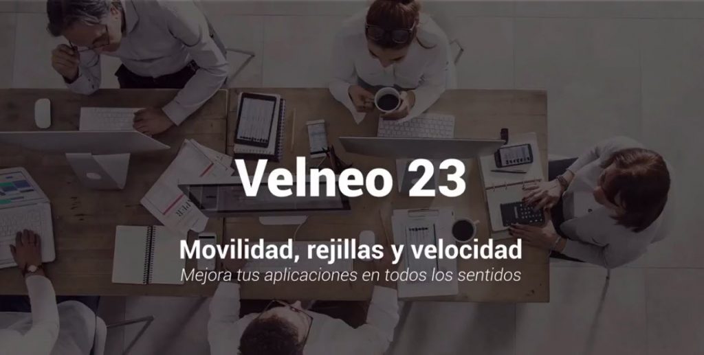 Nueva versión Velneo 23 disponible el jueves 3 de mayo 1
