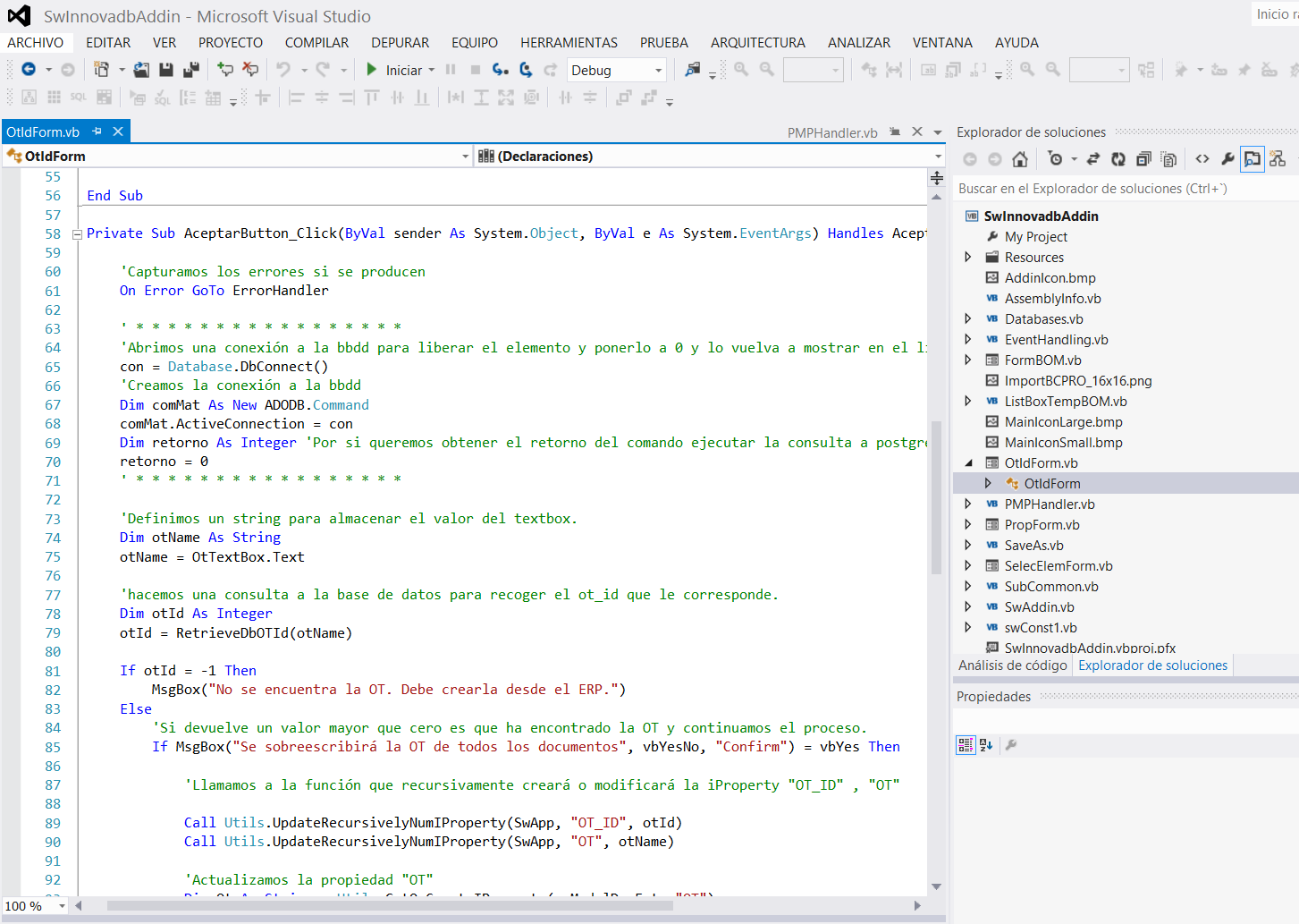 Programación en Velneo: integración de un ERP con CAD 4