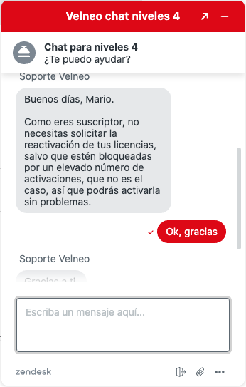 Nuevo servicio de chat de soporte para suscriptores de nivel 4 4 Nuevo servicio de chat de soporte para suscriptores de nivel 4 4