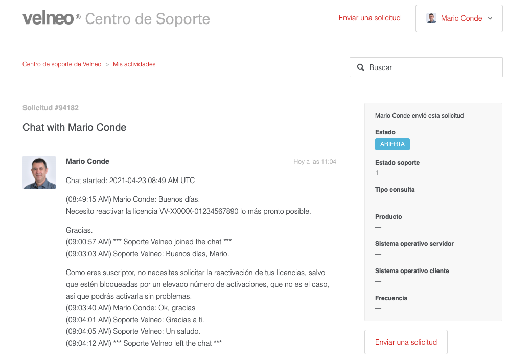 Nuevo servicio de chat de soporte para suscriptores de nivel 4 5 Nuevo servicio de chat de soporte para suscriptores de nivel 4 5