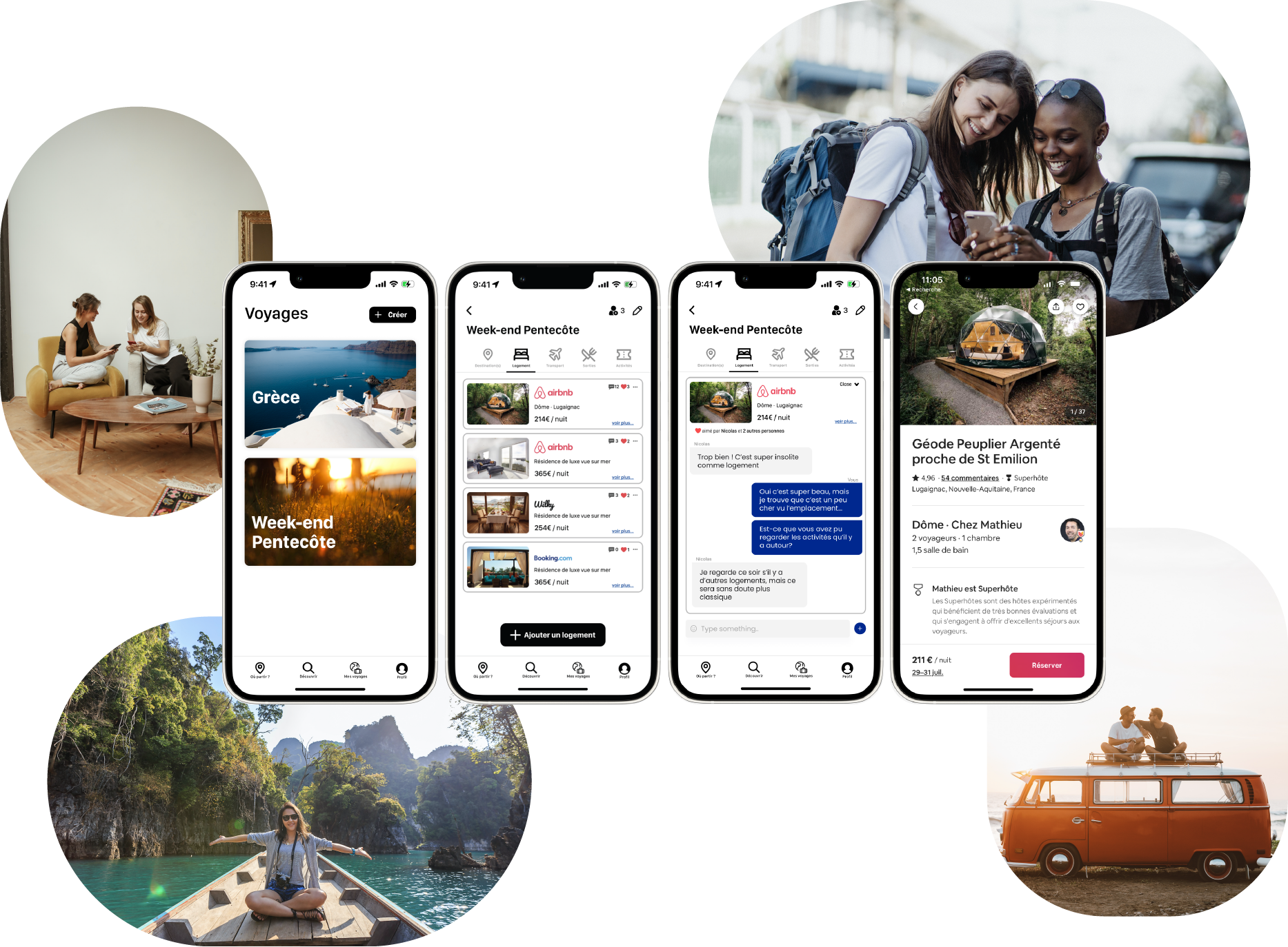 une application pour organiser à plusieurs ses vacances