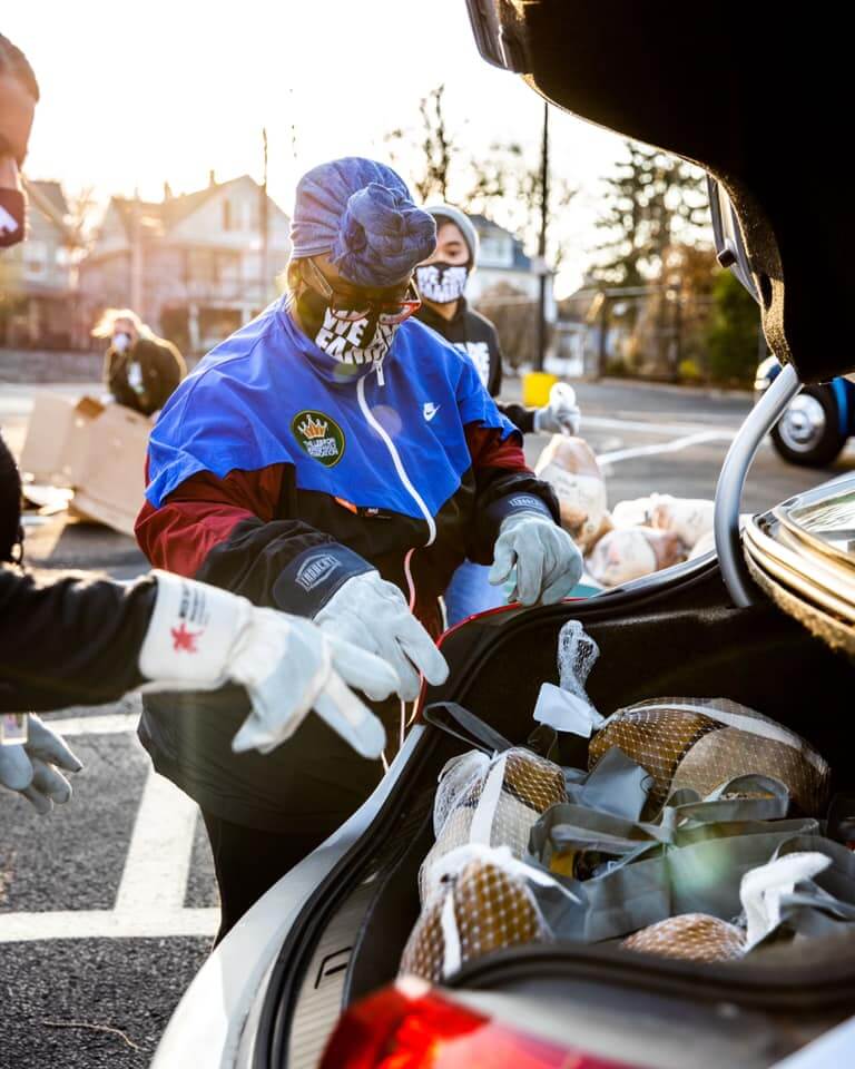 LeBron James Family Foundation volunteers