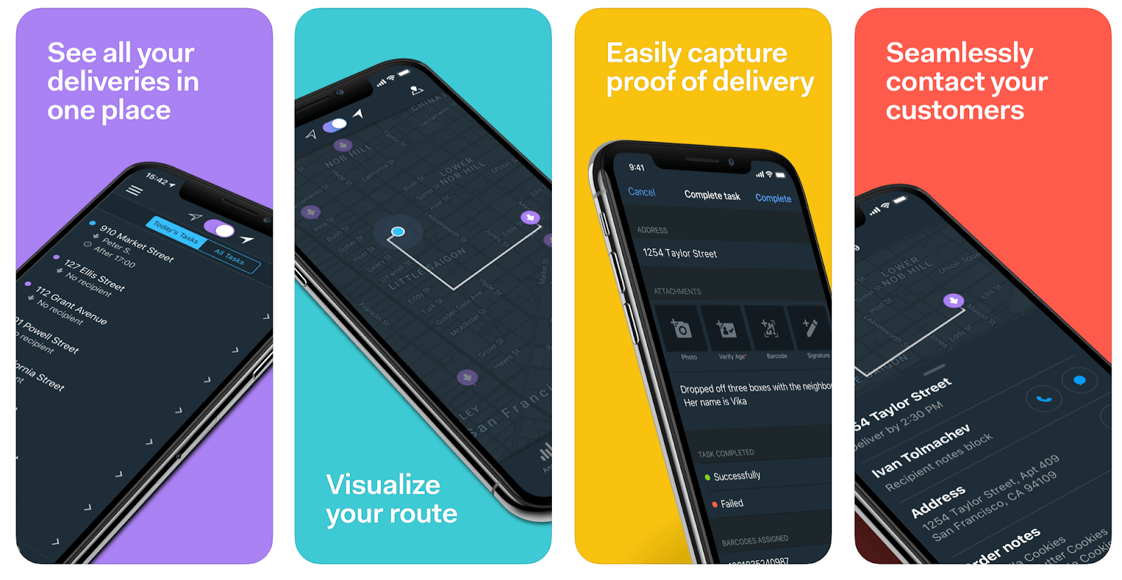 onfleet driver app on iphone