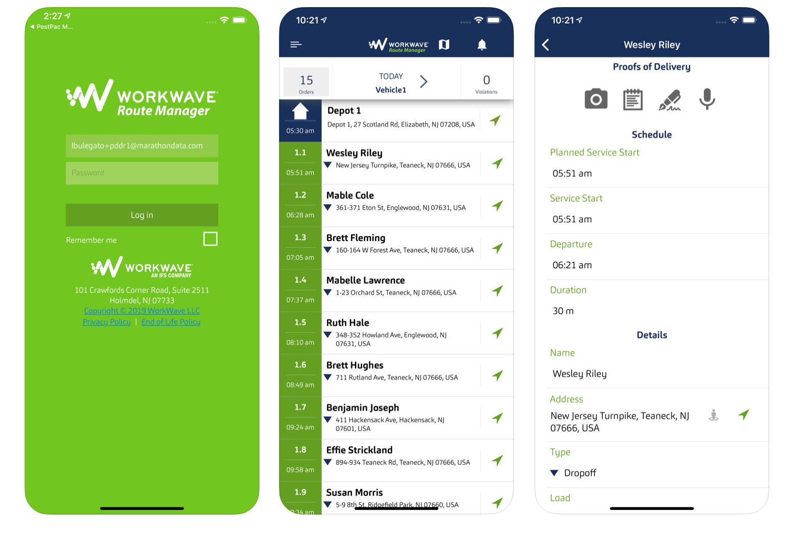 workwave route manager app