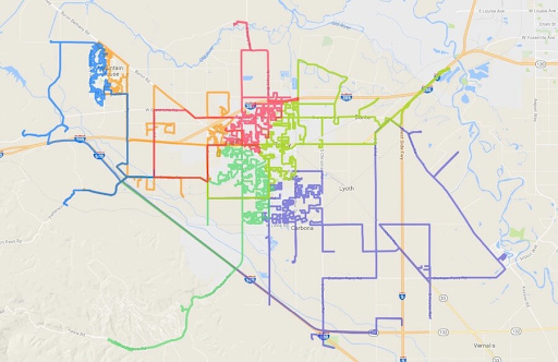 route optimized