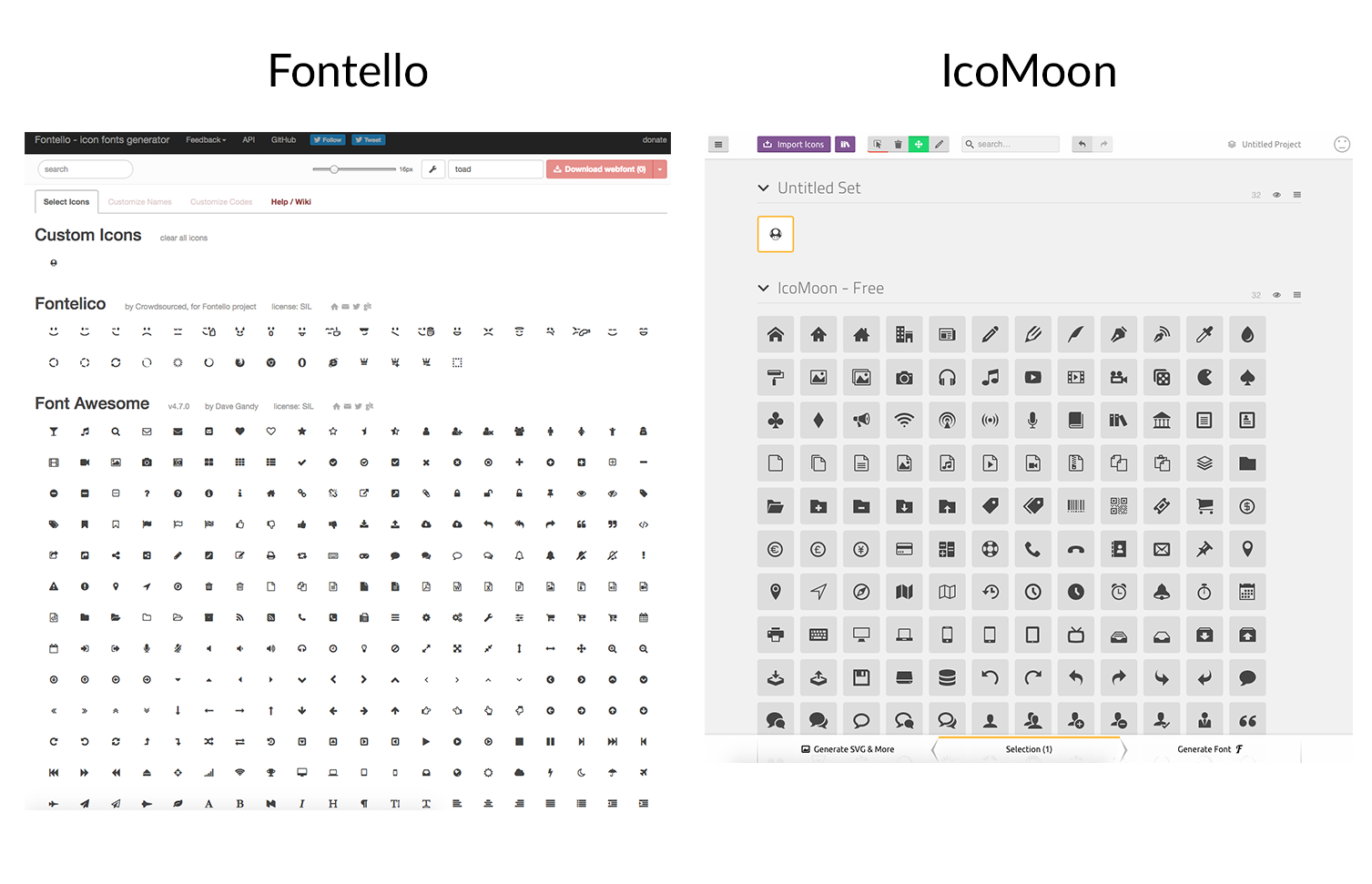 Add custom icons to your React Native application