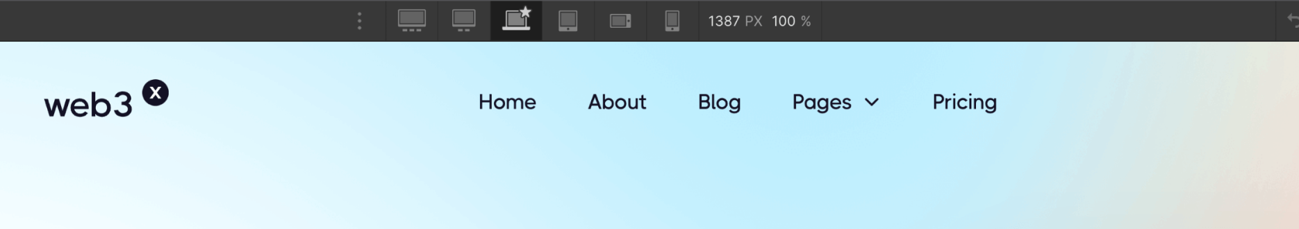 Responsive Design - Web3 X Webflow Template