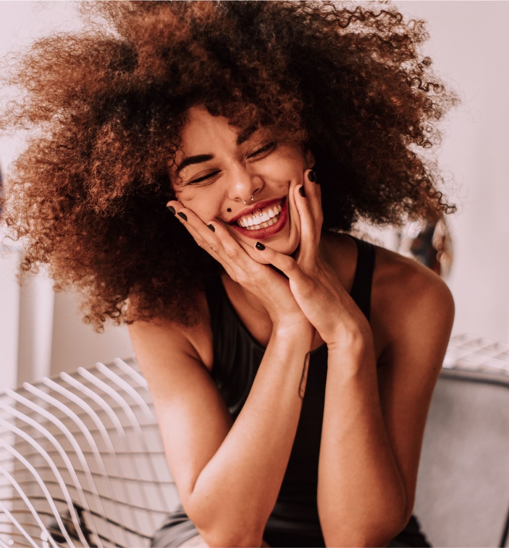 Mulher sorrindo
