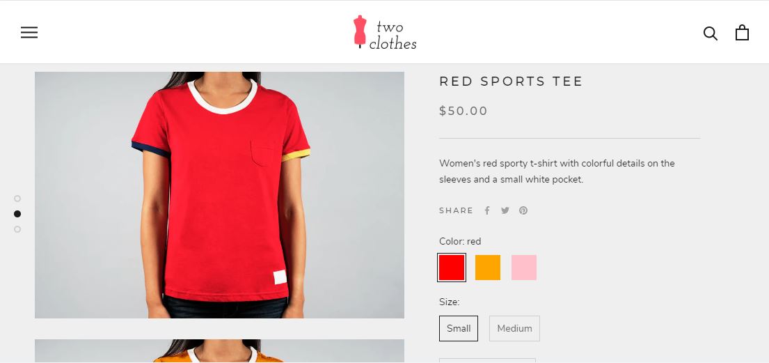shopping image of red shirt