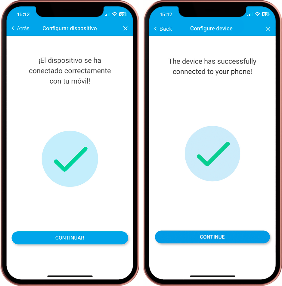 el dispositivo se ha vinculado exitosamente