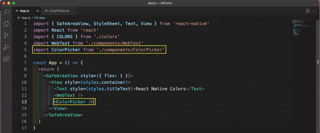 color picker component