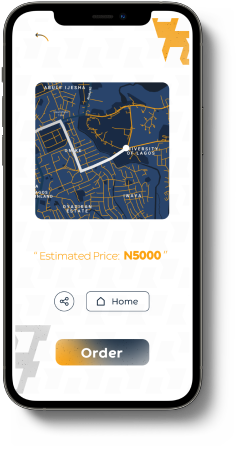 phone mockup of Dlvrd project screen