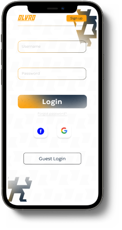 phone mockup of Dlvrd project screen