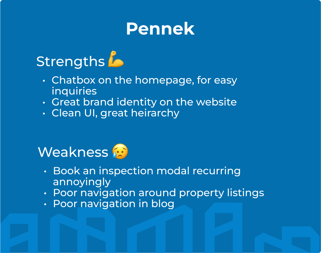 competitive audit findings on Pennek
