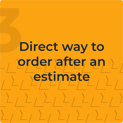 Key finding from the delivered project usability study, direct way to order after an estimate