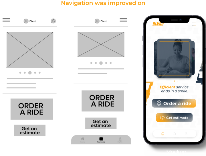 navigation improved on