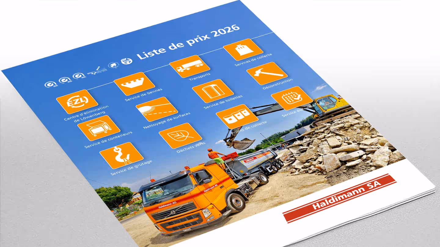 Couverture Liste des prix 2026