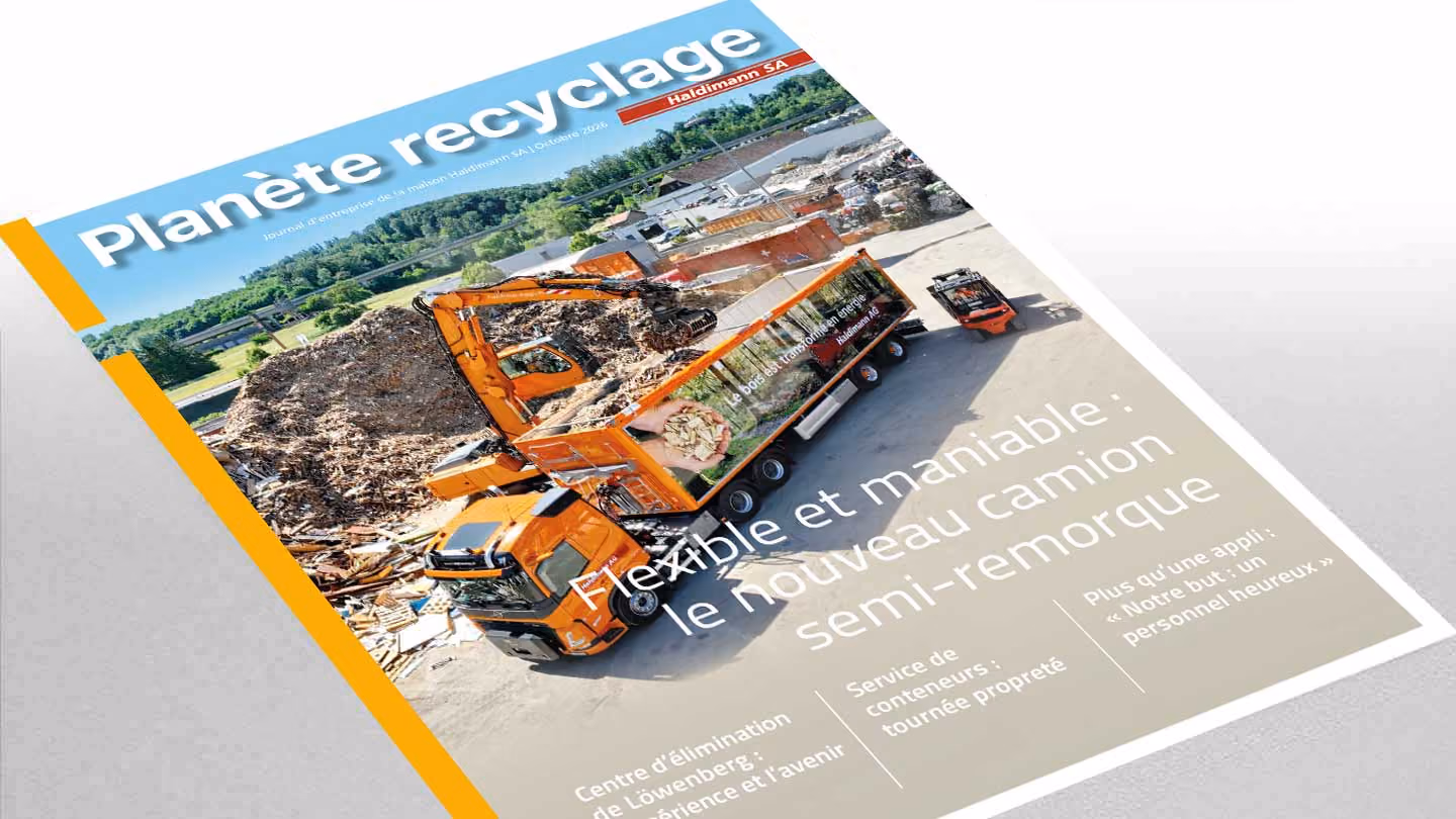 Page de couverture du magazine « Der Recycler » d'octobre 2026