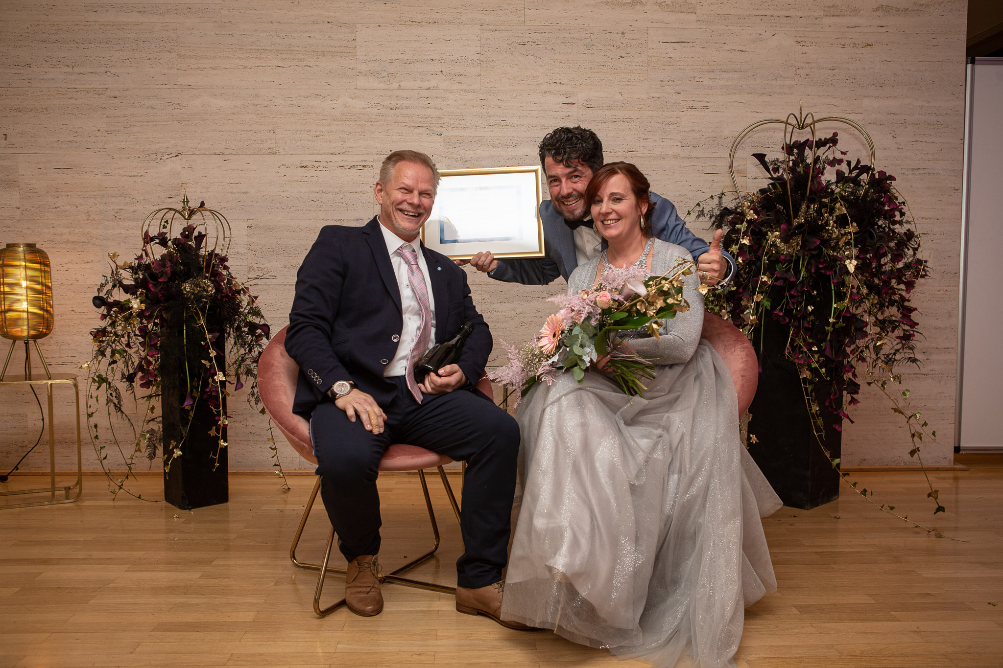Wedding King Award Teilnehmer sind erfreut