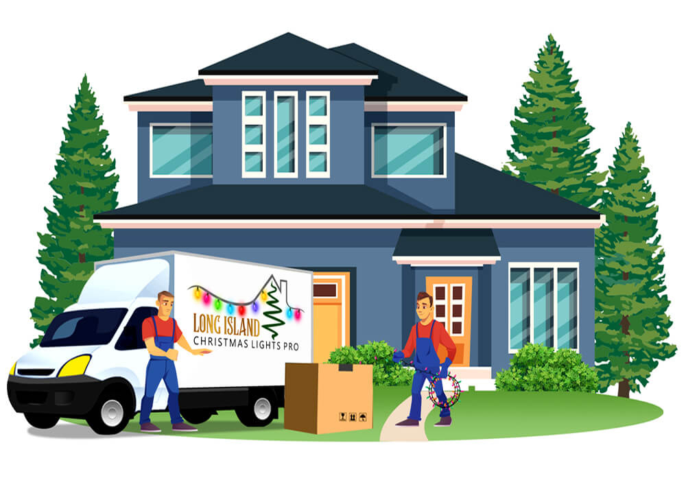 Long Island Christmas Lights Pro Premier Christmas Light Installation In Long Island New York
