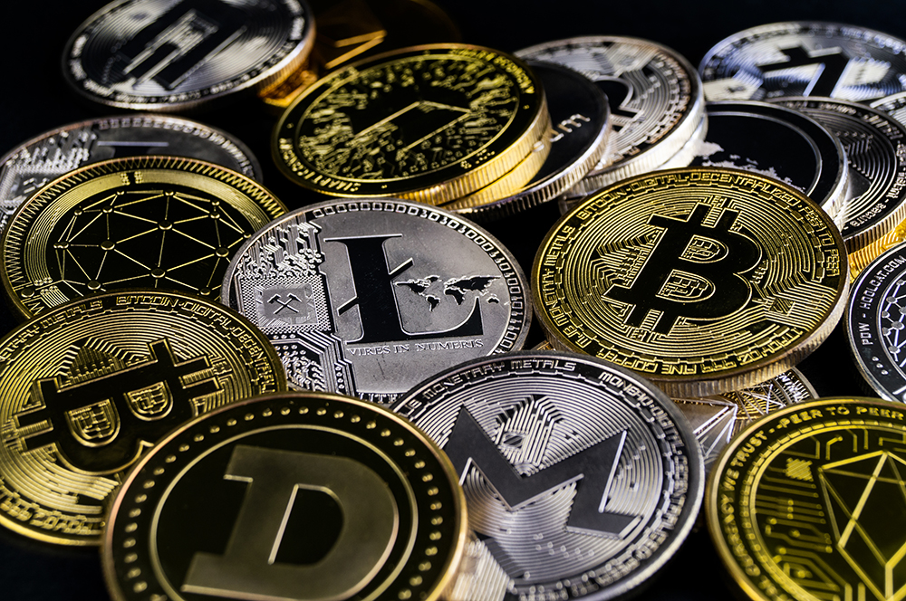 Image of cryptocurrency, Bitcoin , crypto currency