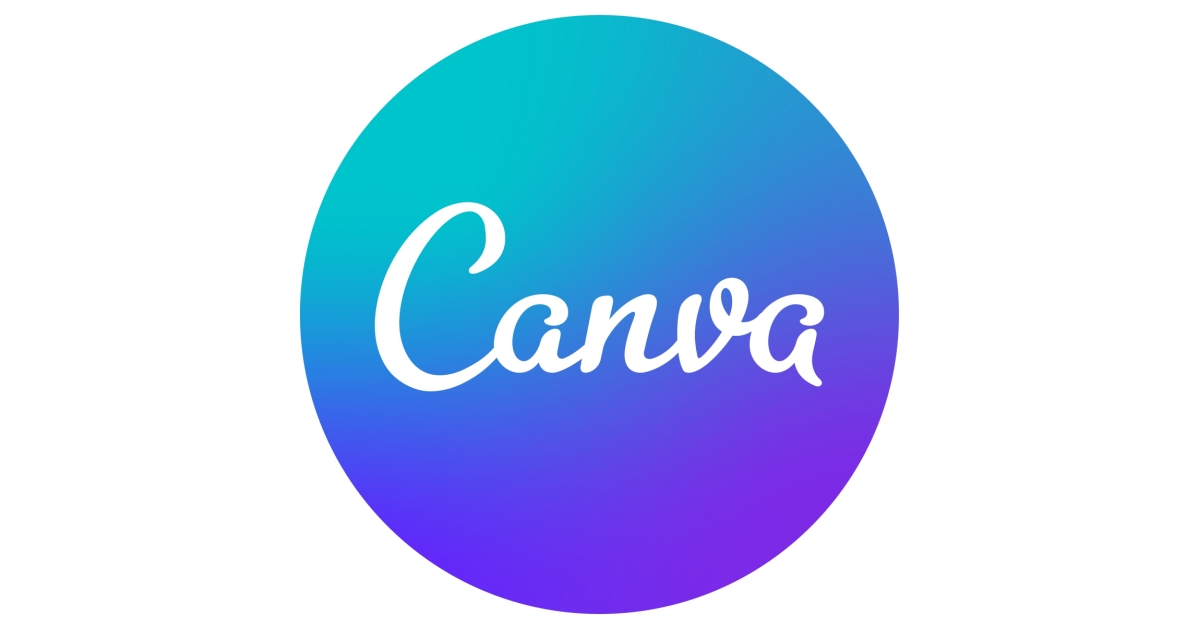 Image of the Canva logo on white background