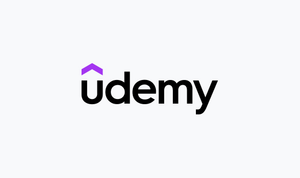Image of Udemy logo on white background