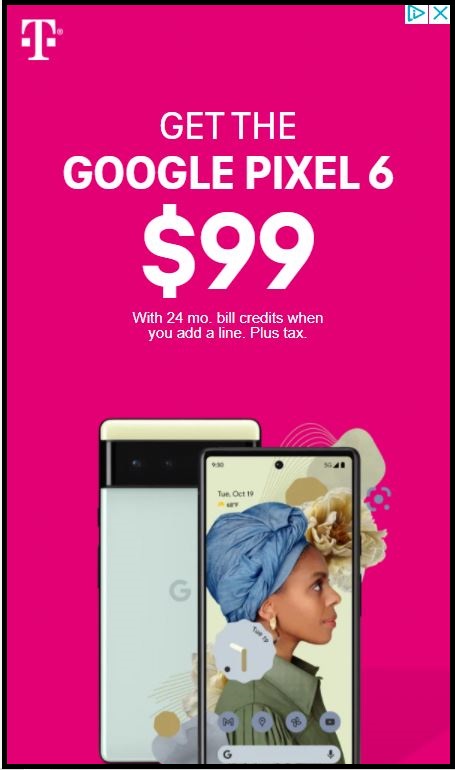 Colorful display ad
