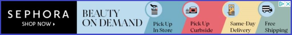 Appealing ecommerce display ad