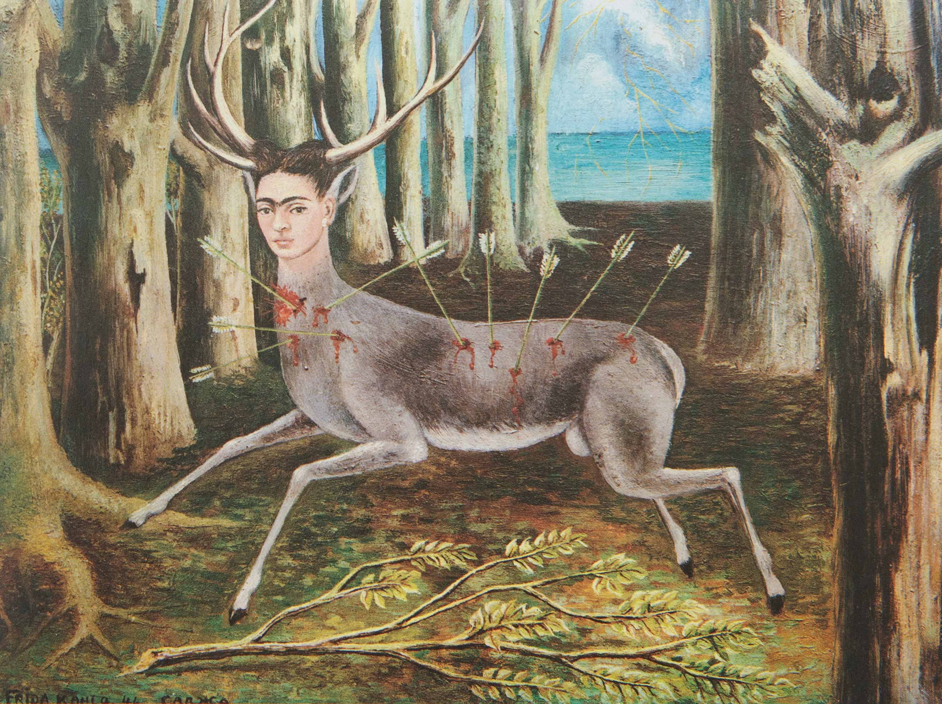 Il cervo ferito, opera di Frida Kahlo