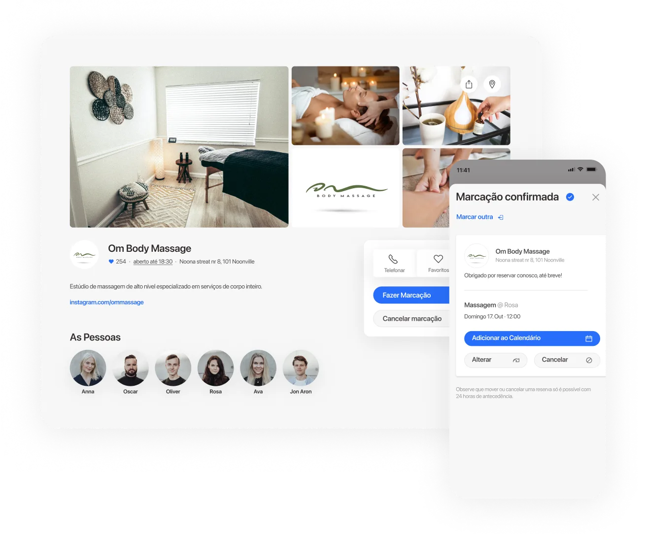Software gratuito Espaço Massagens
