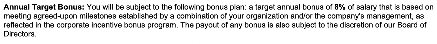 Zoom bonus structure