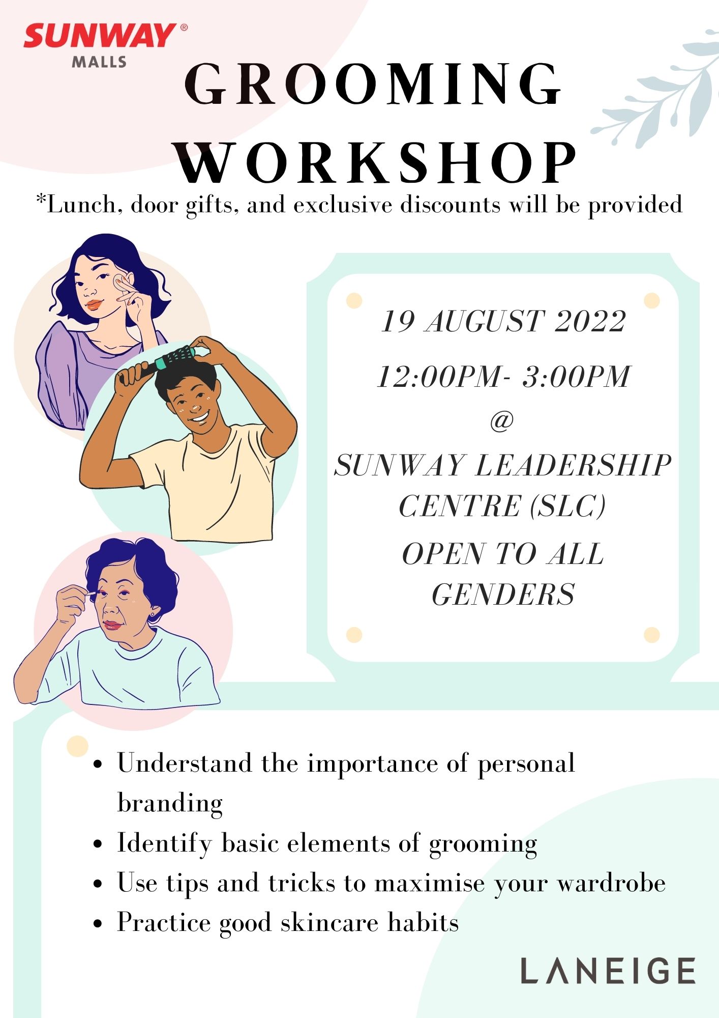 Sunway Malls Grooming Workshop Poster