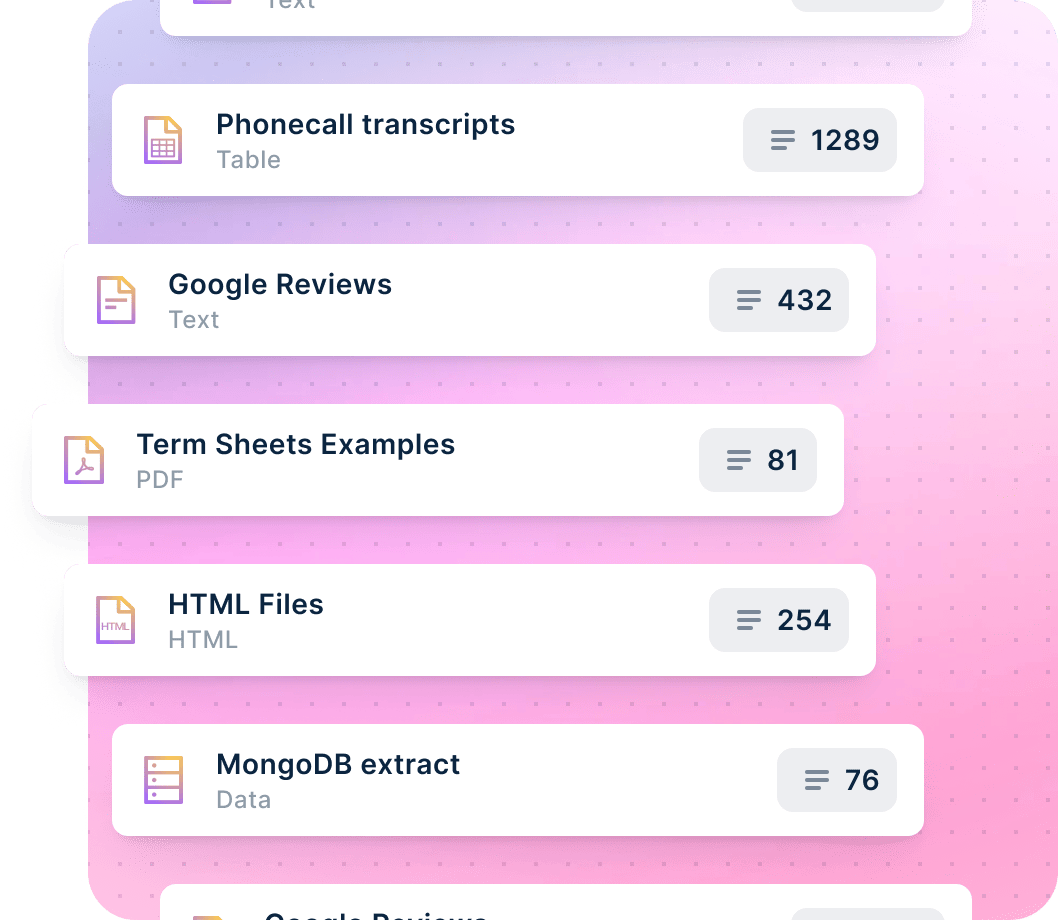 Text collection & management illustration