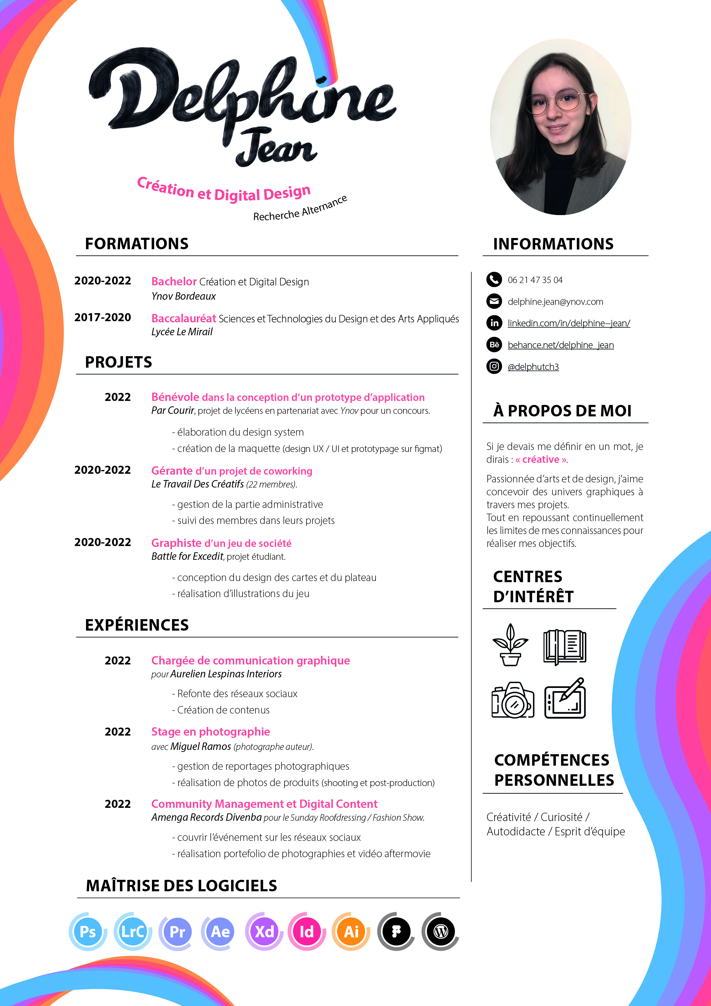 Mon curriculum vitae