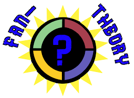 A logo made by zReddit user Mothman_Recless, With all 3 theory channel's as well as with a blue section for the unkown channel, a question mark in the middle and a FAN-Theory wording curving around the top of it