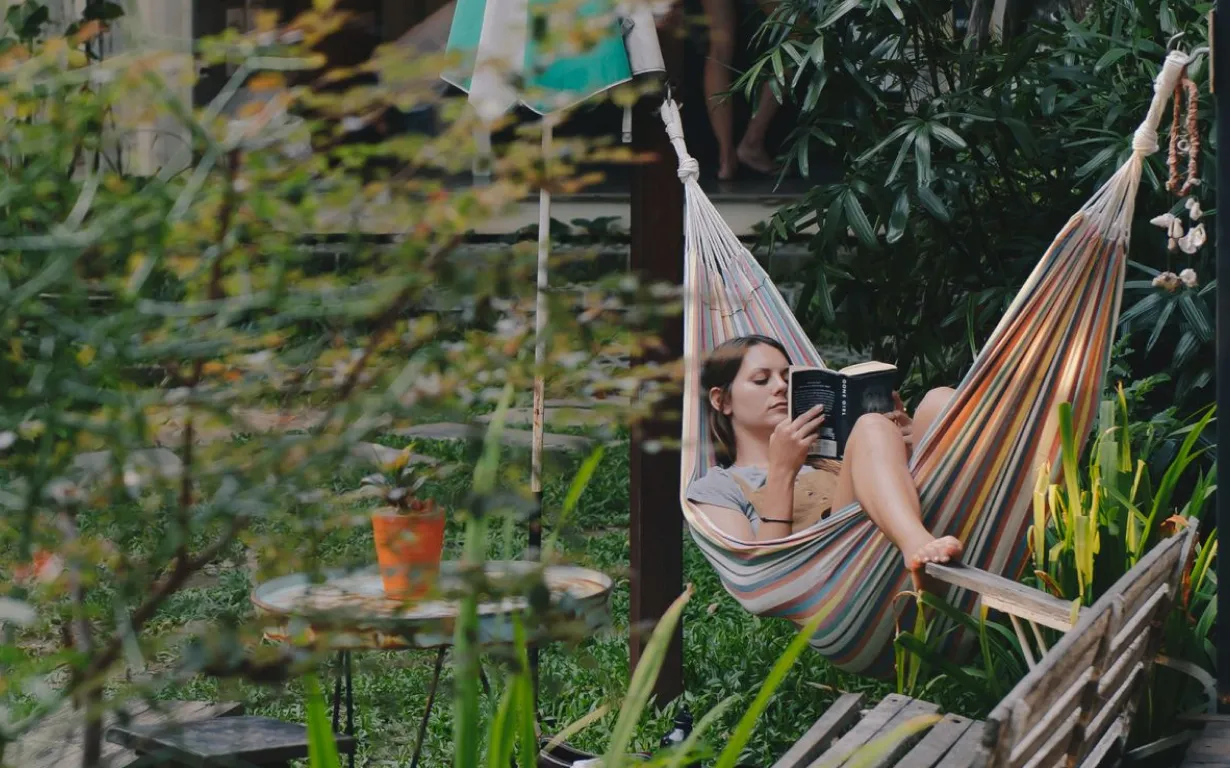 The Yard Bangkok relax in hammock