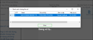 Chọn chứng thư số ký hợp đồng điện tử
