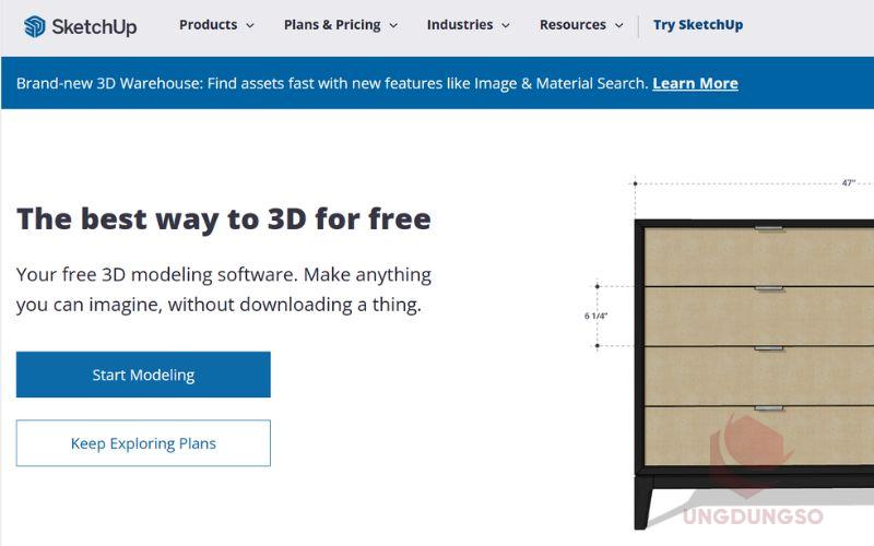 Phần mềm thiết kế AI Sketchup