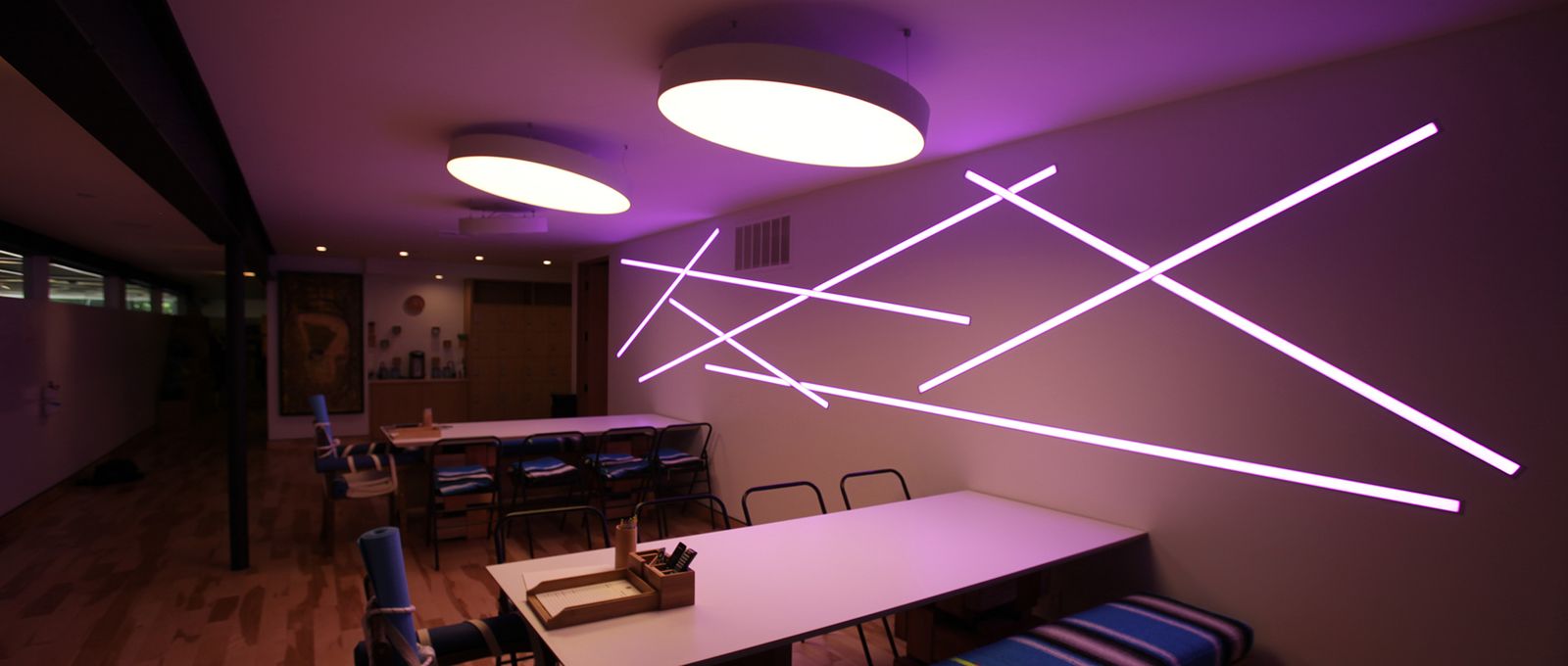 Striking Office Lobby Lighting Centerlight